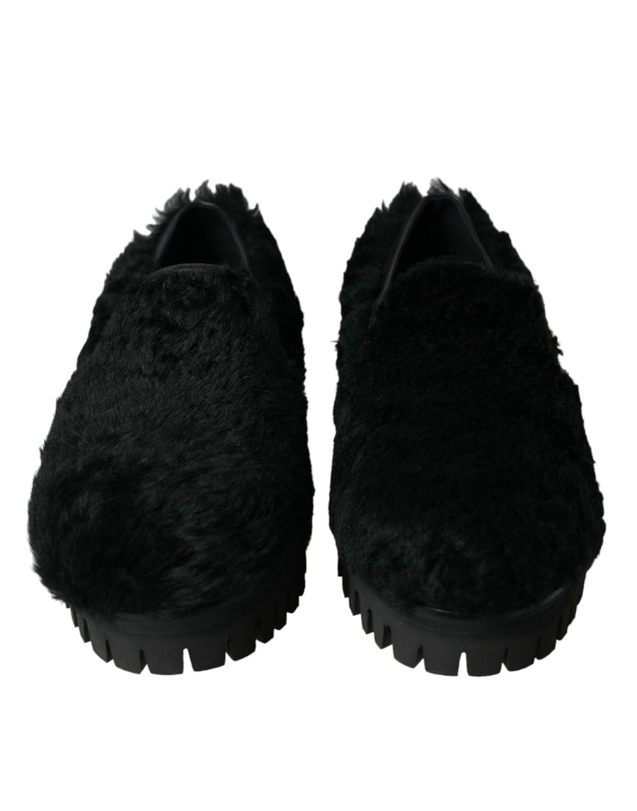 Dolce & Gabbana 83% Lamb loafer in black