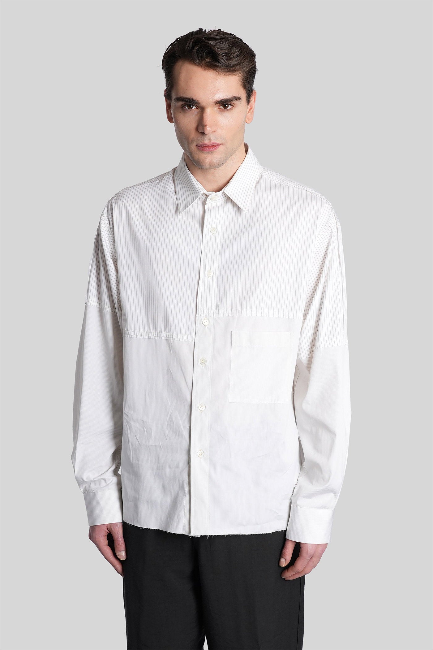 Richard Shirt White Cotton Abbigliamento