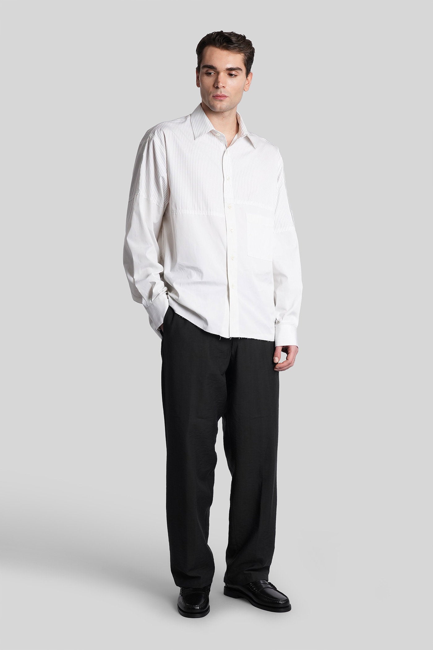 Richard Shirt White Cotton Abbigliamento