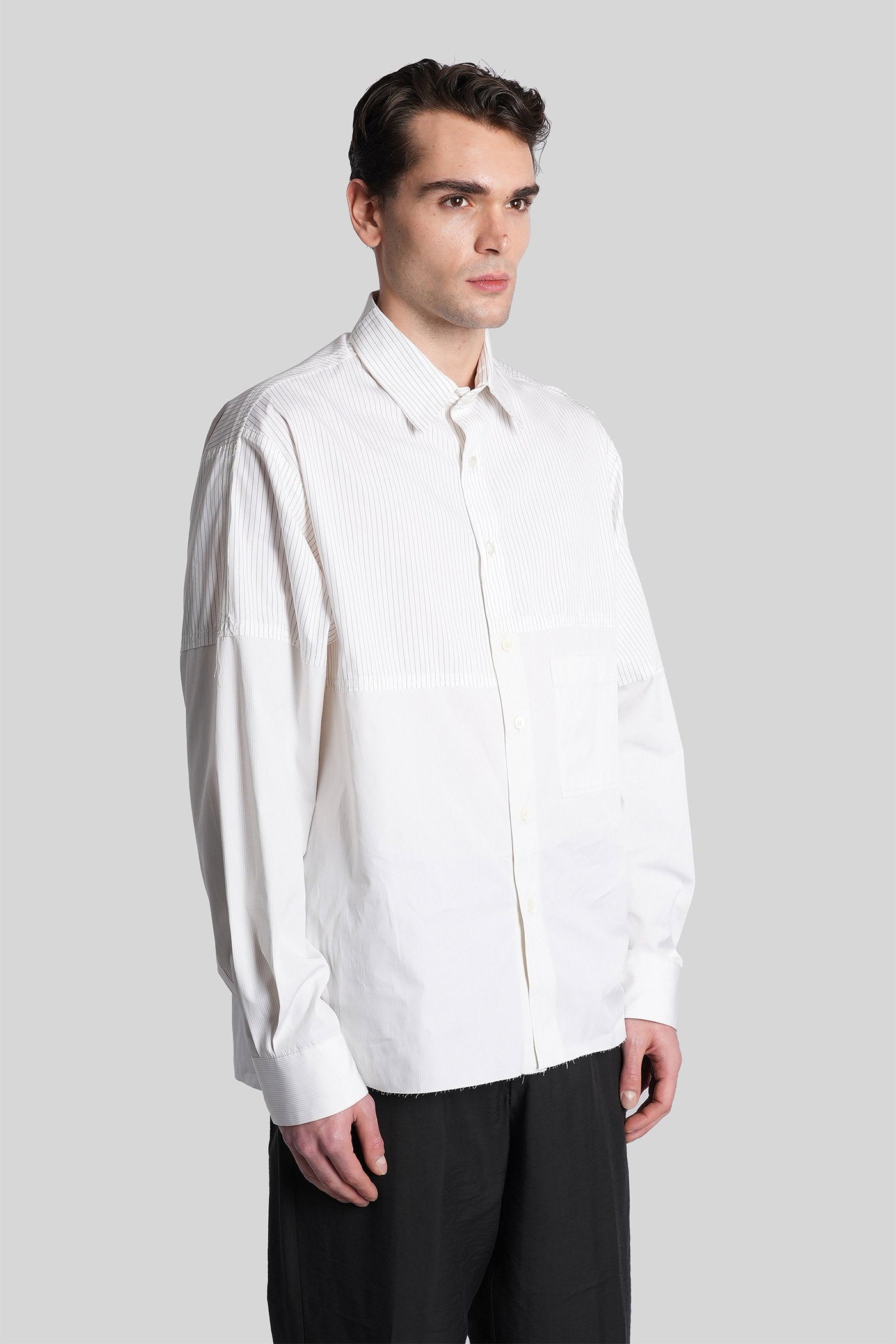 Richard Shirt White Cotton Abbigliamento