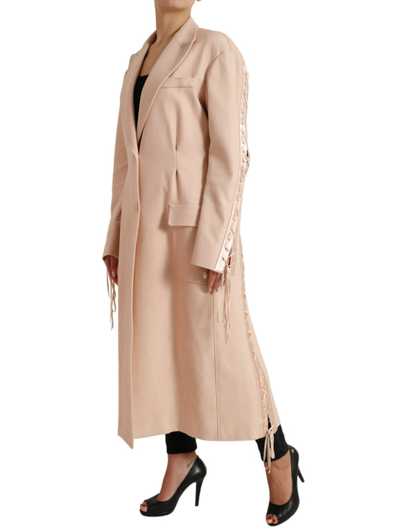 Dolce & Gabbana 70% Cotton coat in beige