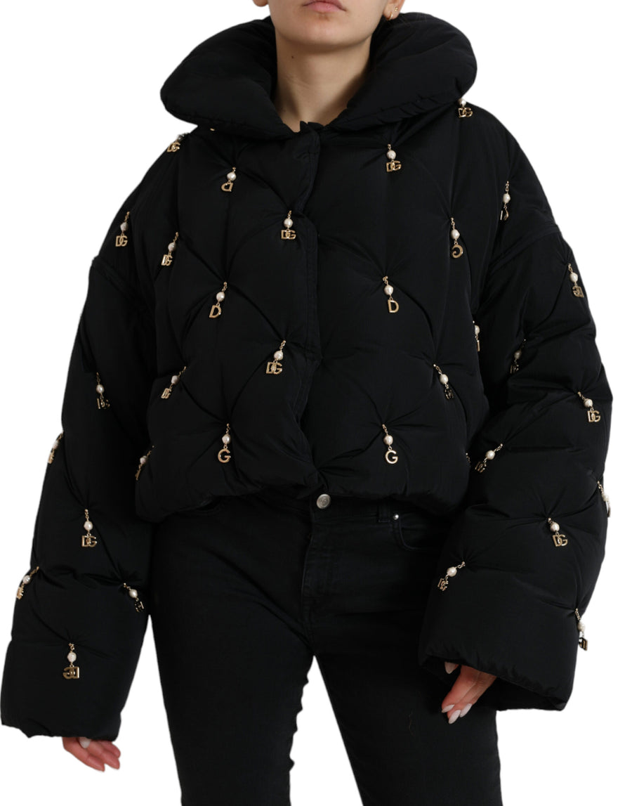 Dolce & Gabbana 100% Nylon down jacket in black