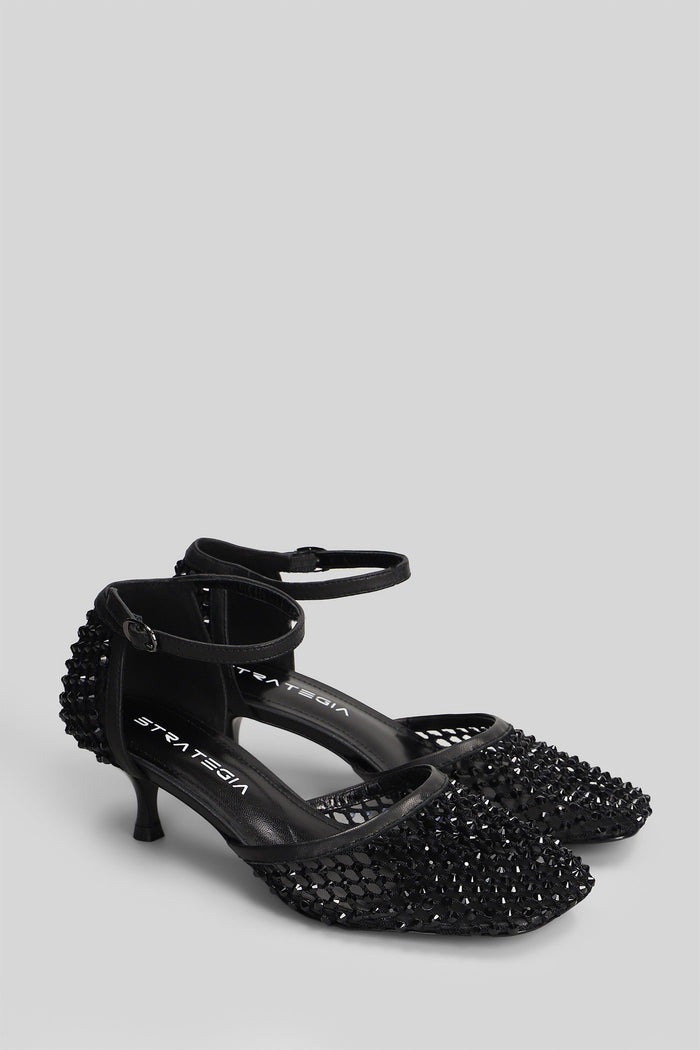 Pumps Black Leather Scarpe