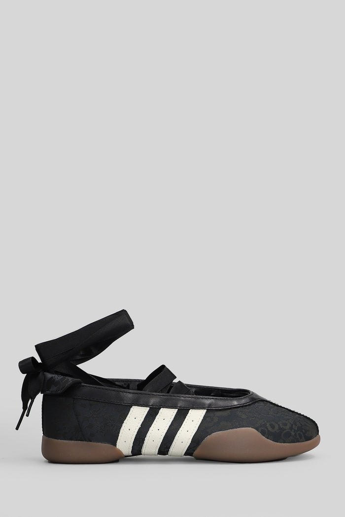 Taekwondo Mei Balle Sneakers Black Leather And Fabric Scarpe