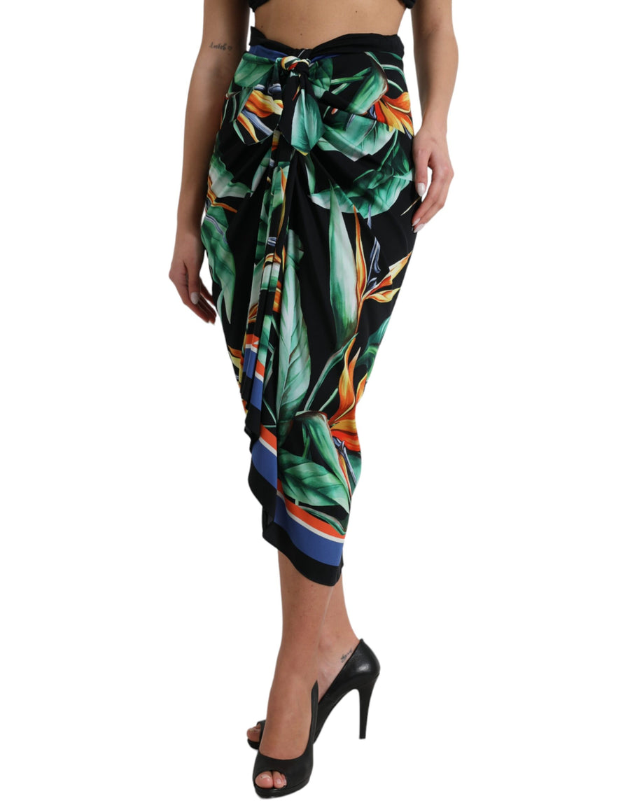 Dolce & Gabbana 89% Silk 11% Elastane skirt in black
