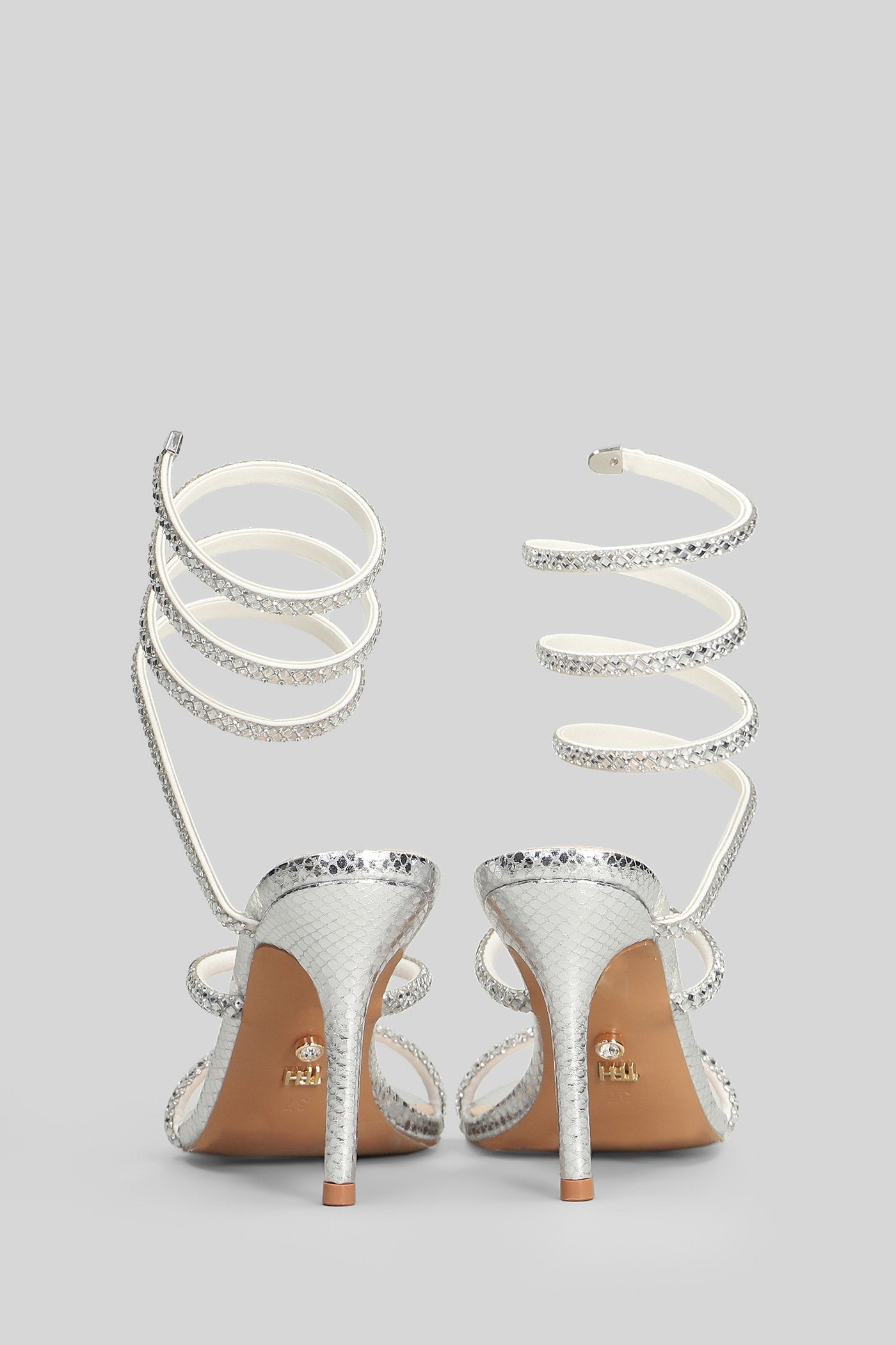 Zeja Sandals in silver leather Scarpe