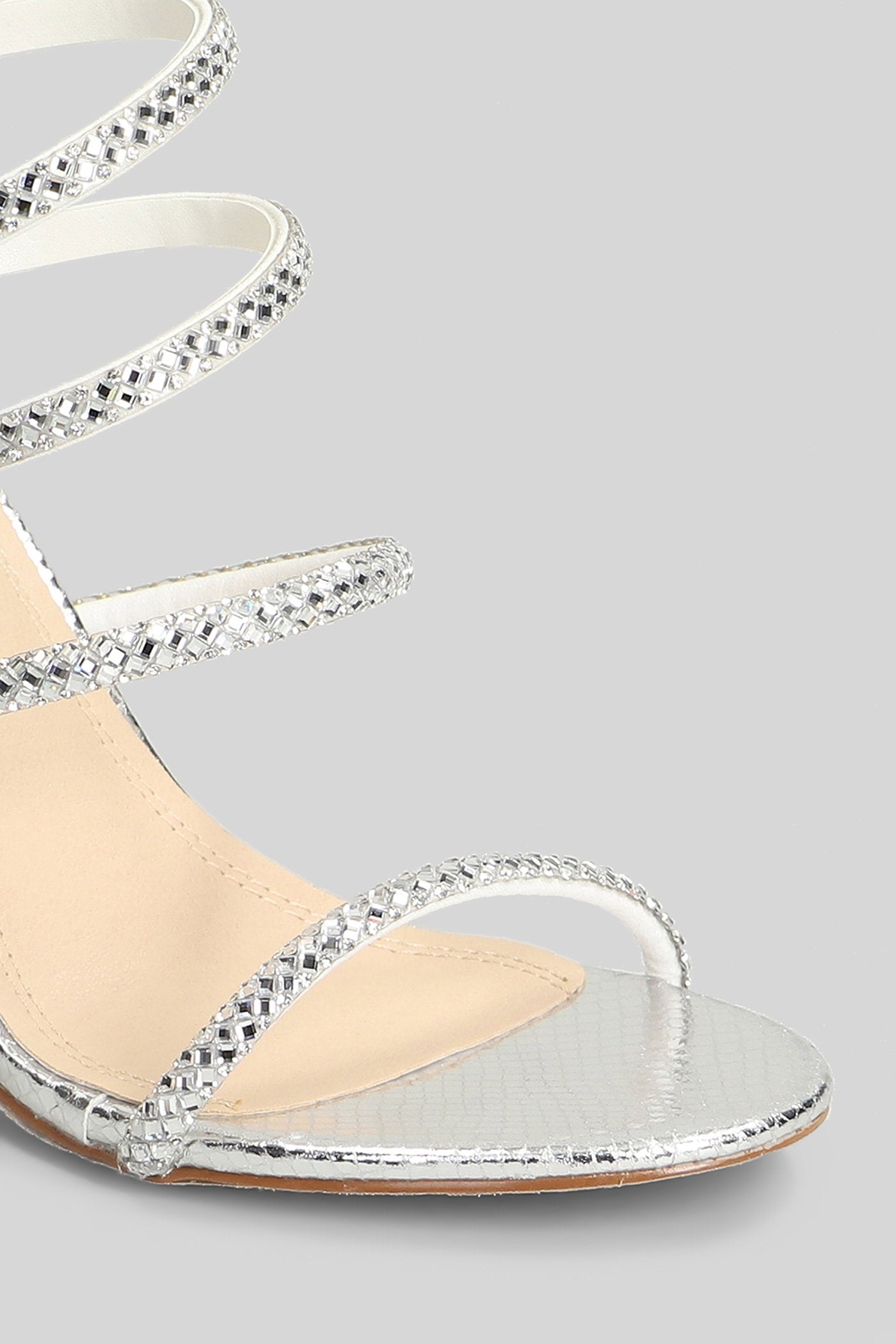 Zeja Sandals in silver leather Scarpe