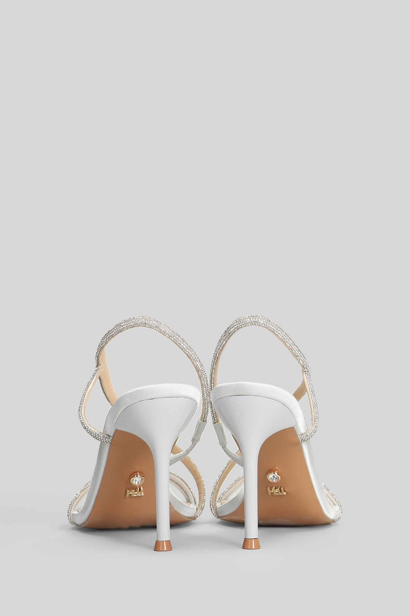 Flamenco Sandals in silver leather Scarpe