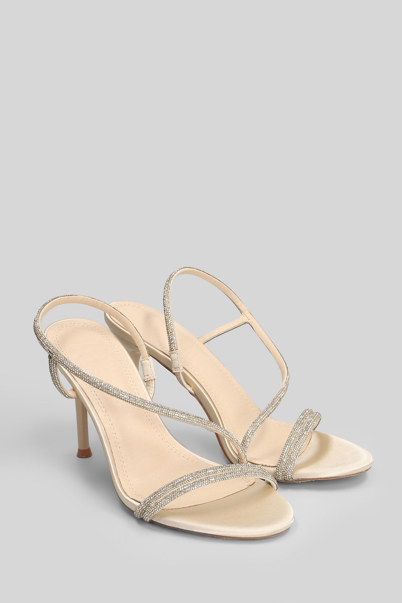 Flamenco Sandals in gold leather Scarpe