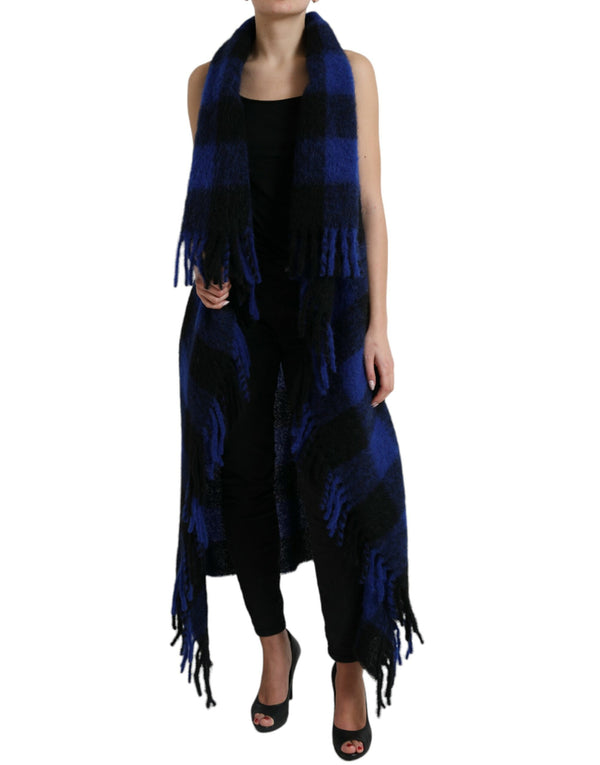 Dolce & Gabbana 28% Alpaca 28% Mohair 24% Virgin Wool 20% Nylon shawl in multicolor