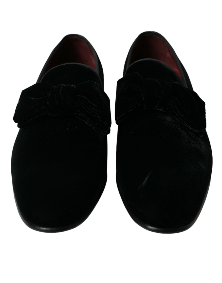 Dolce & Gabbana 100% Cotton (Velvet) loafer in black