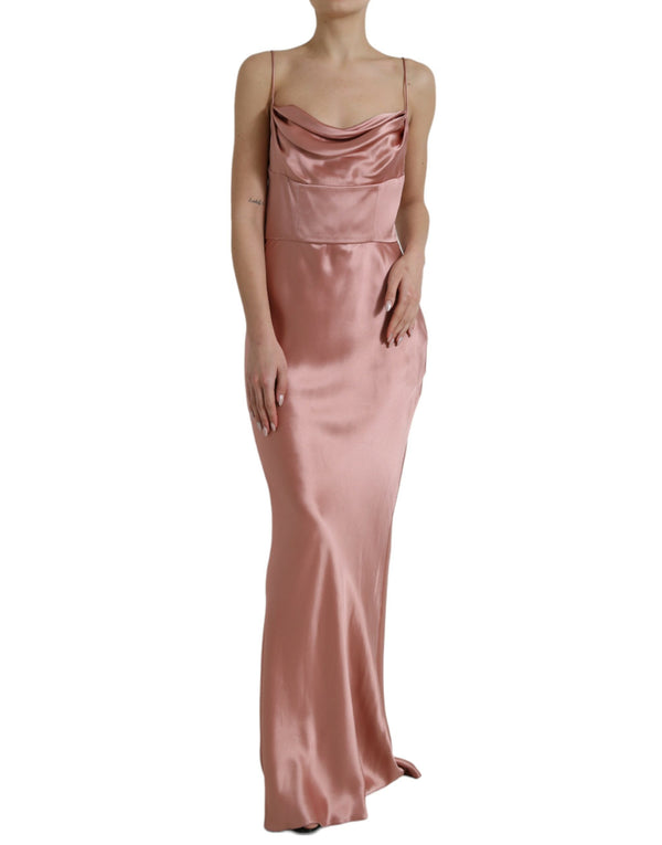 Dolce & Gabbana 100% Silk gown in pink