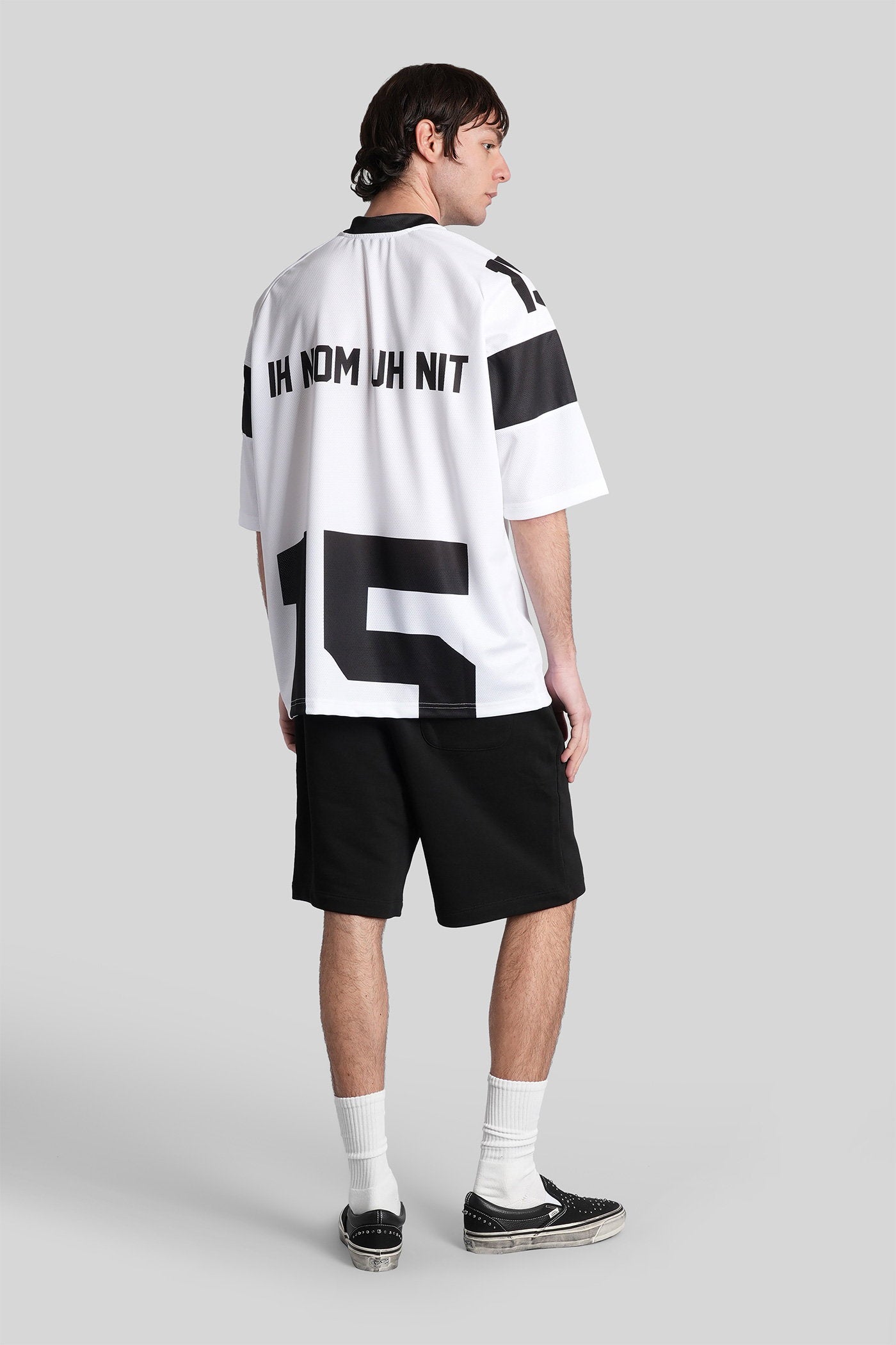 T-Shirt White Polyester Abbigliamento