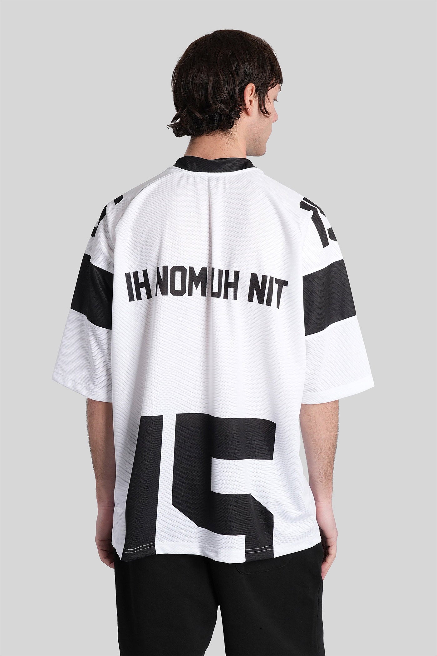 T-Shirt White Polyester Abbigliamento