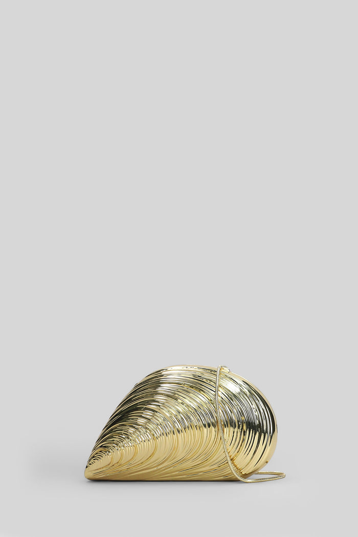 Bridget Clutch Gold Brass Borse