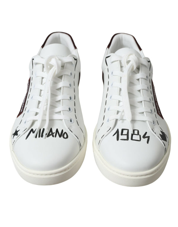 Dolce & Gabbana 100% Calf Leather sneaker in white