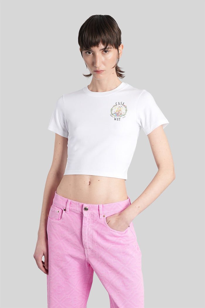 T-Shirt White Cotton Abbigliamento