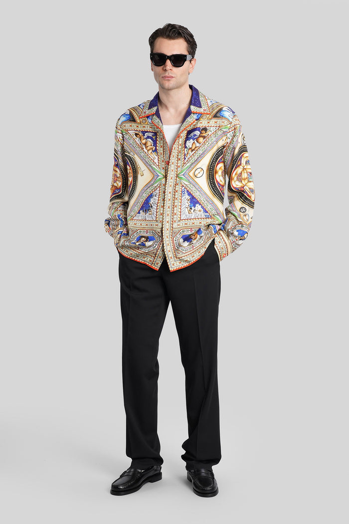 Shirt in multicolor silk Abbigliamento