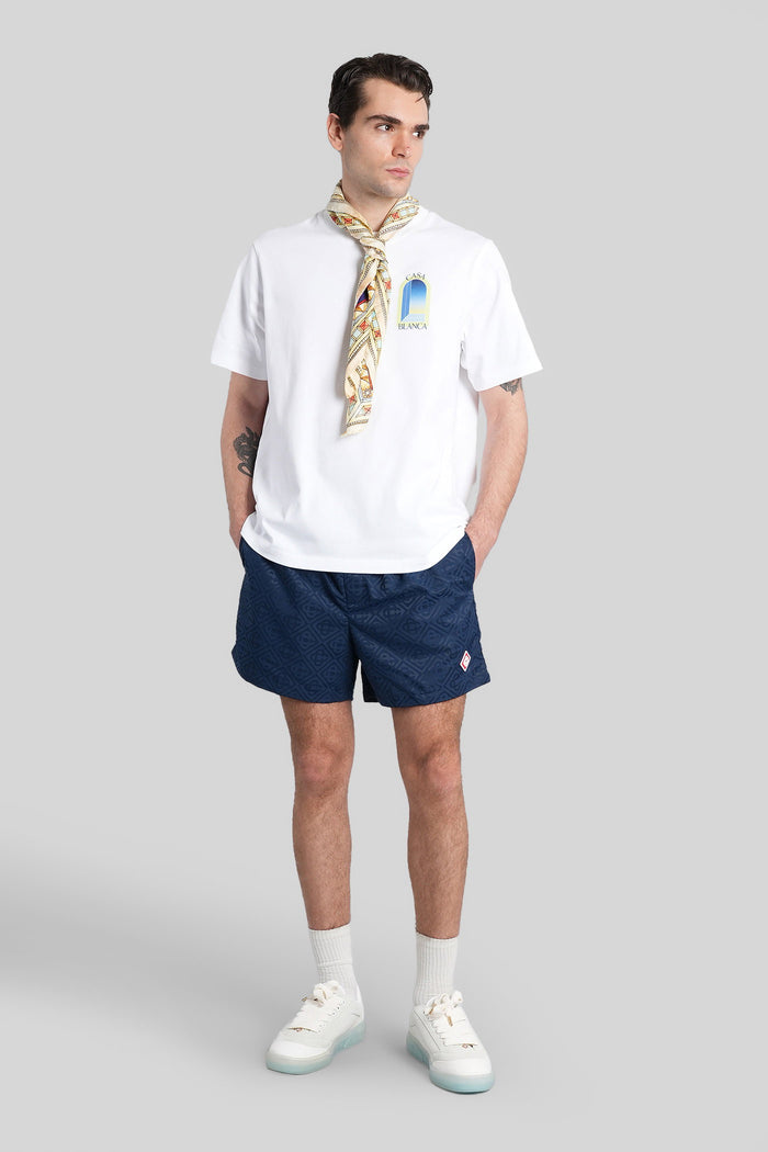 Beachwear in blue polyamide Abbigliamento