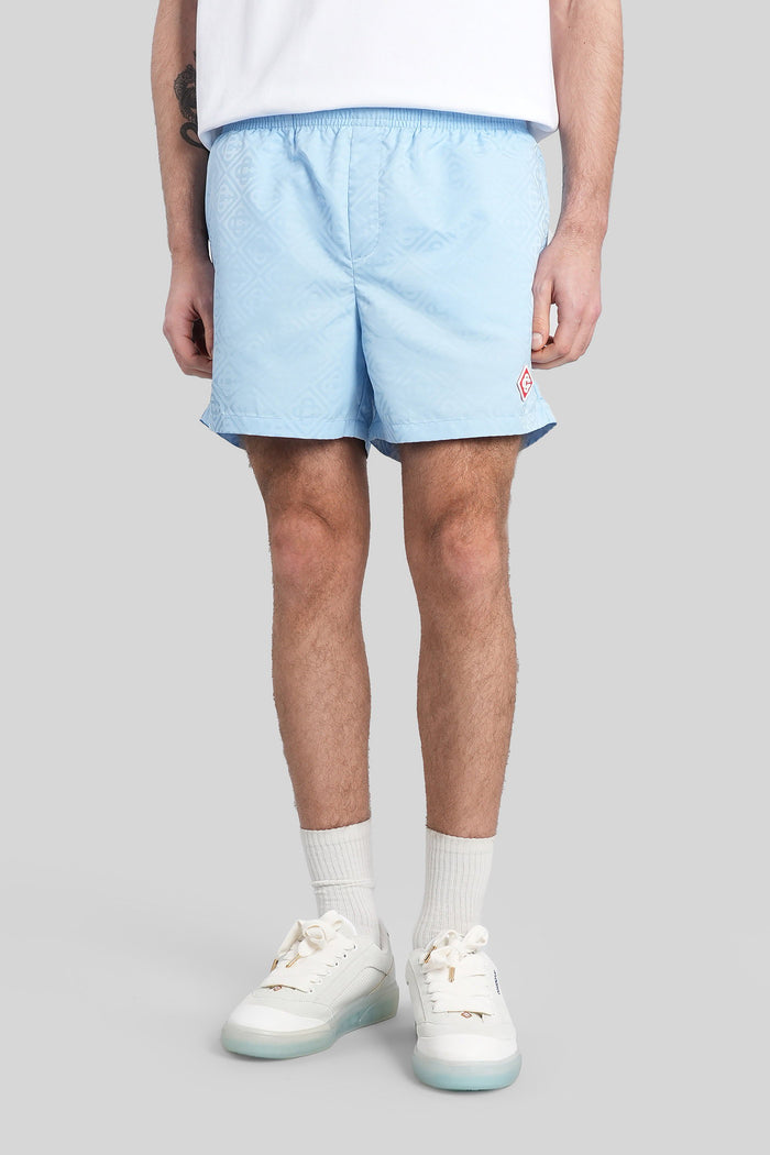 Beachwear in cyan polyamide Abbigliamento
