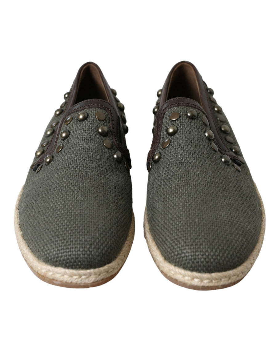 Dolce & Gabbana 66% Linen loafer in gray