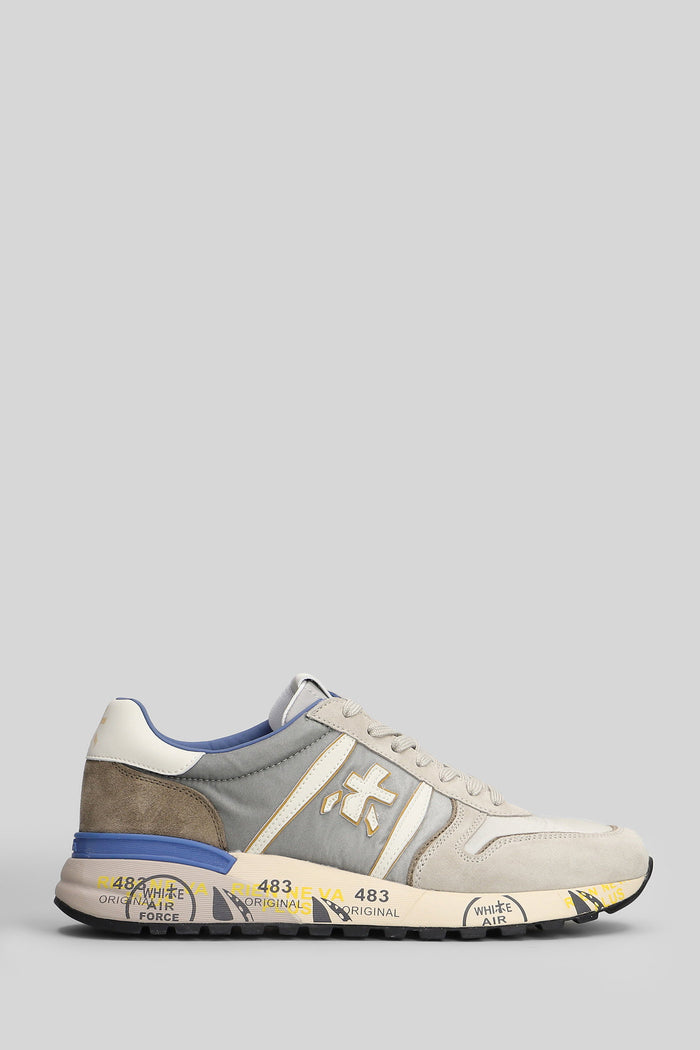 Lander Sneakers in beige Suede and fabric Scarpe