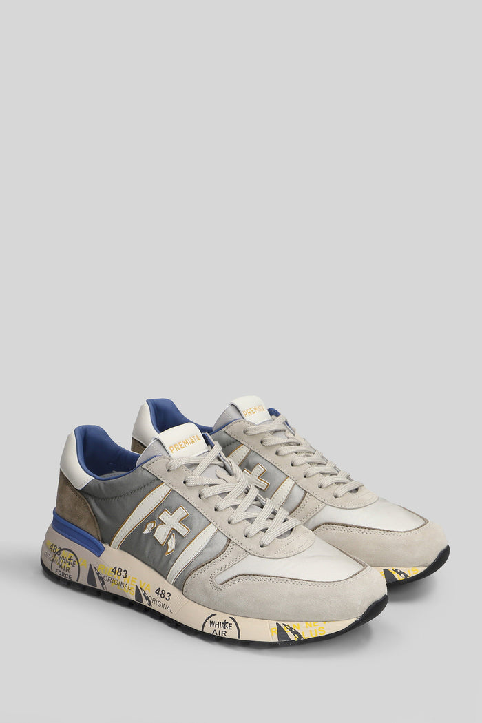 Lander Sneakers in beige Suede and fabric Scarpe