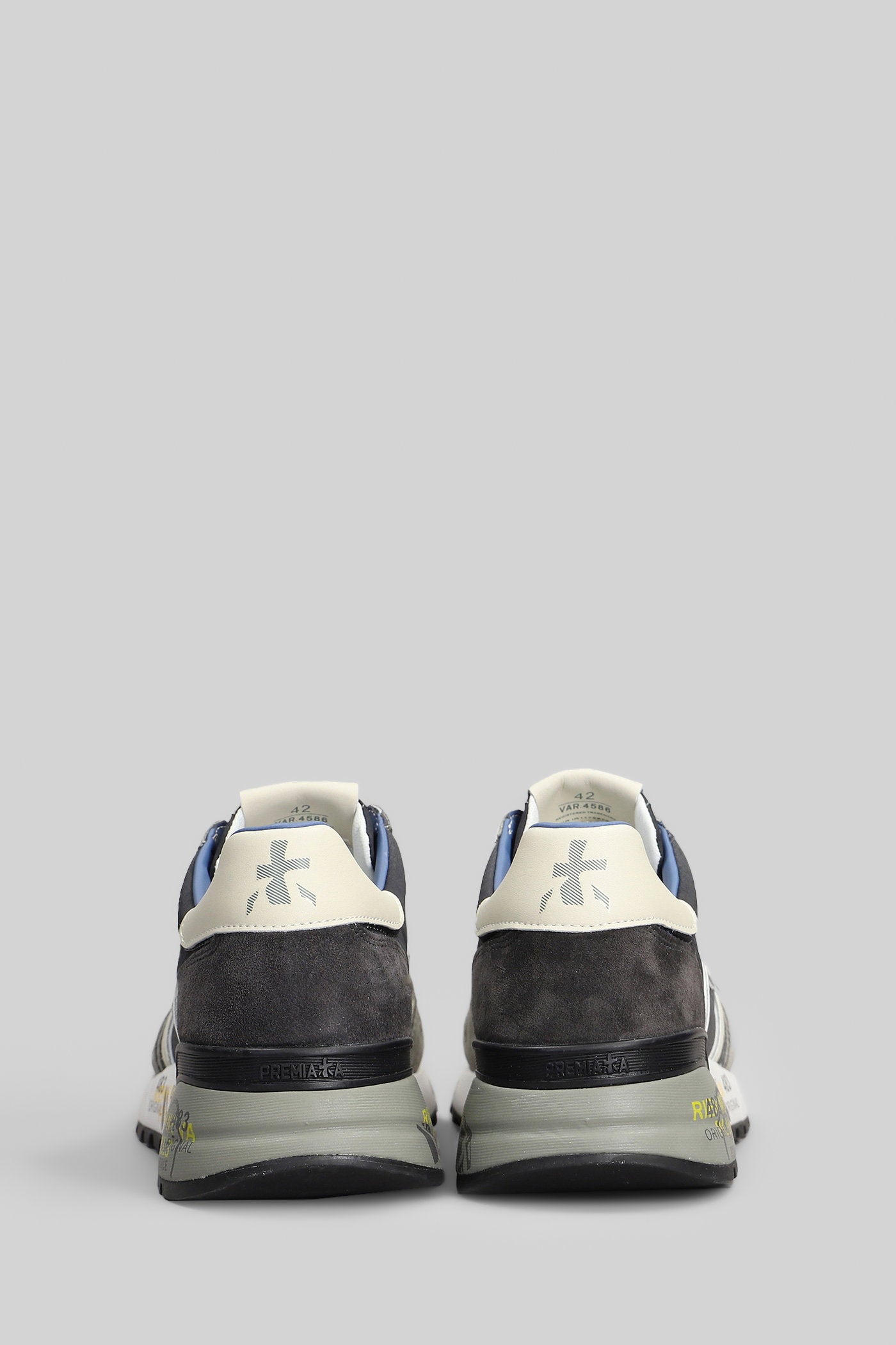 Lander Sneakers in grey Suede and fabric Scarpe