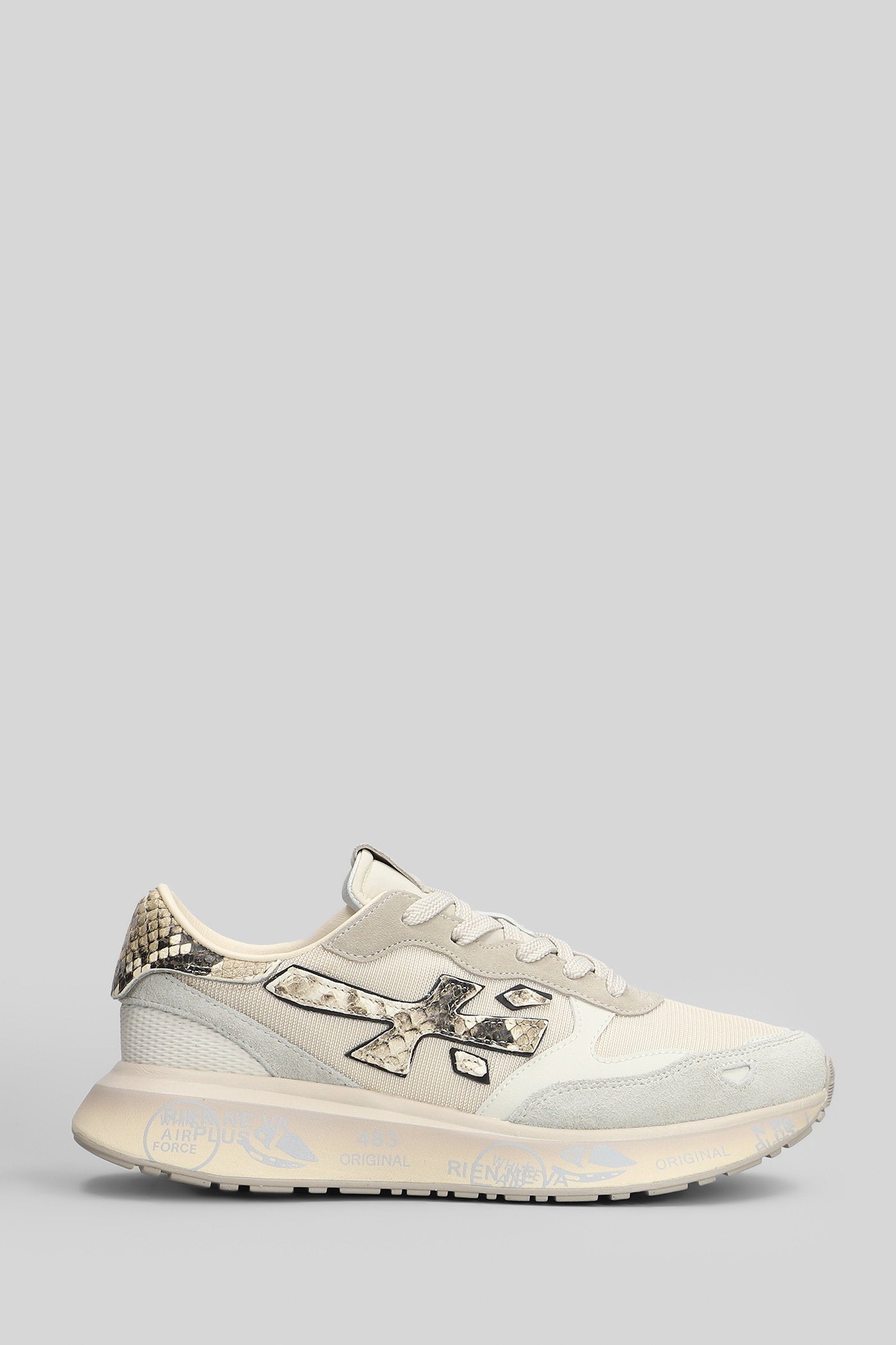 Lauryn Sneakers in beige Suede and fabric Scarpe