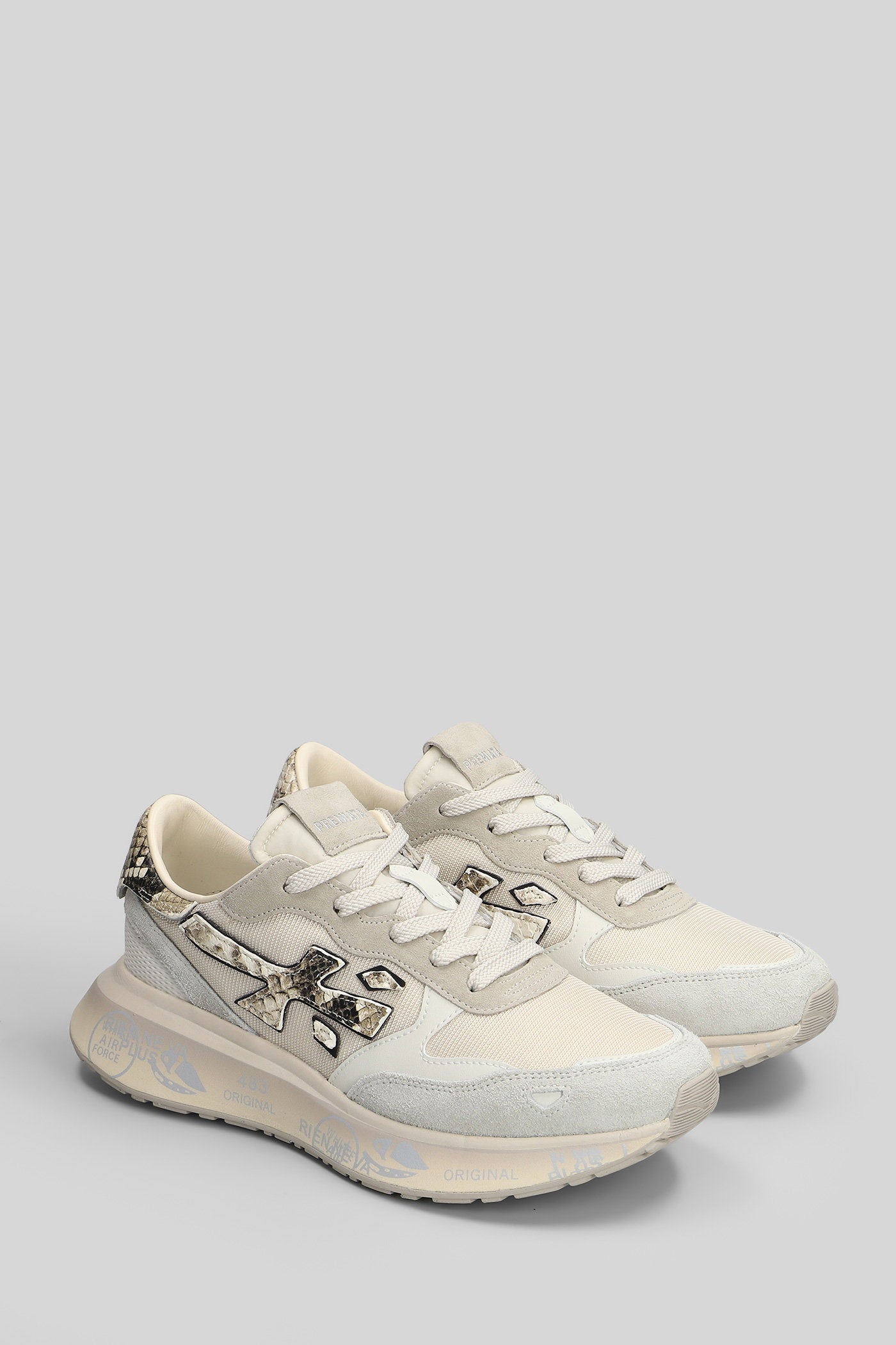 Lauryn Sneakers in beige Suede and fabric Scarpe