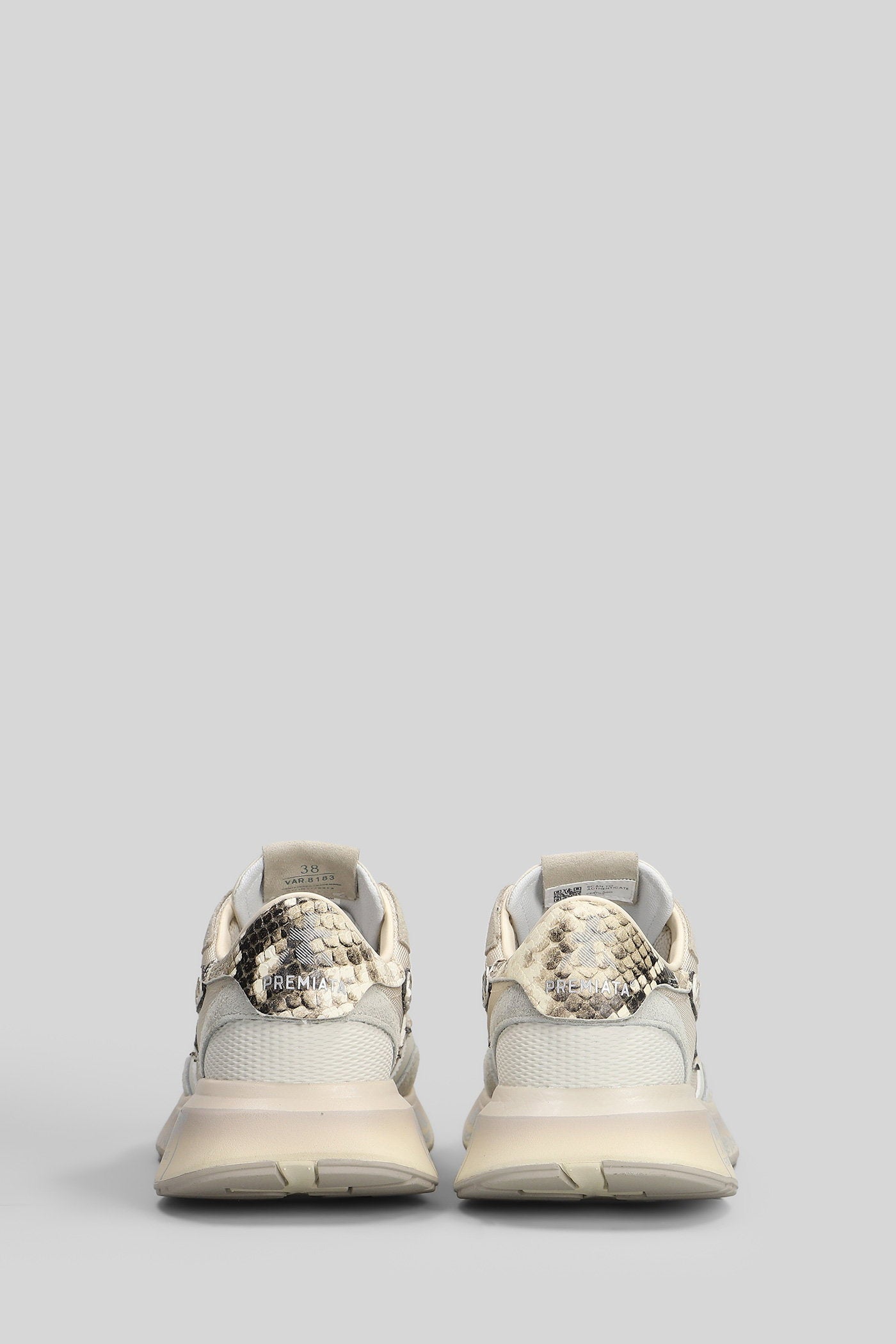 Lauryn Sneakers in beige Suede and fabric Scarpe
