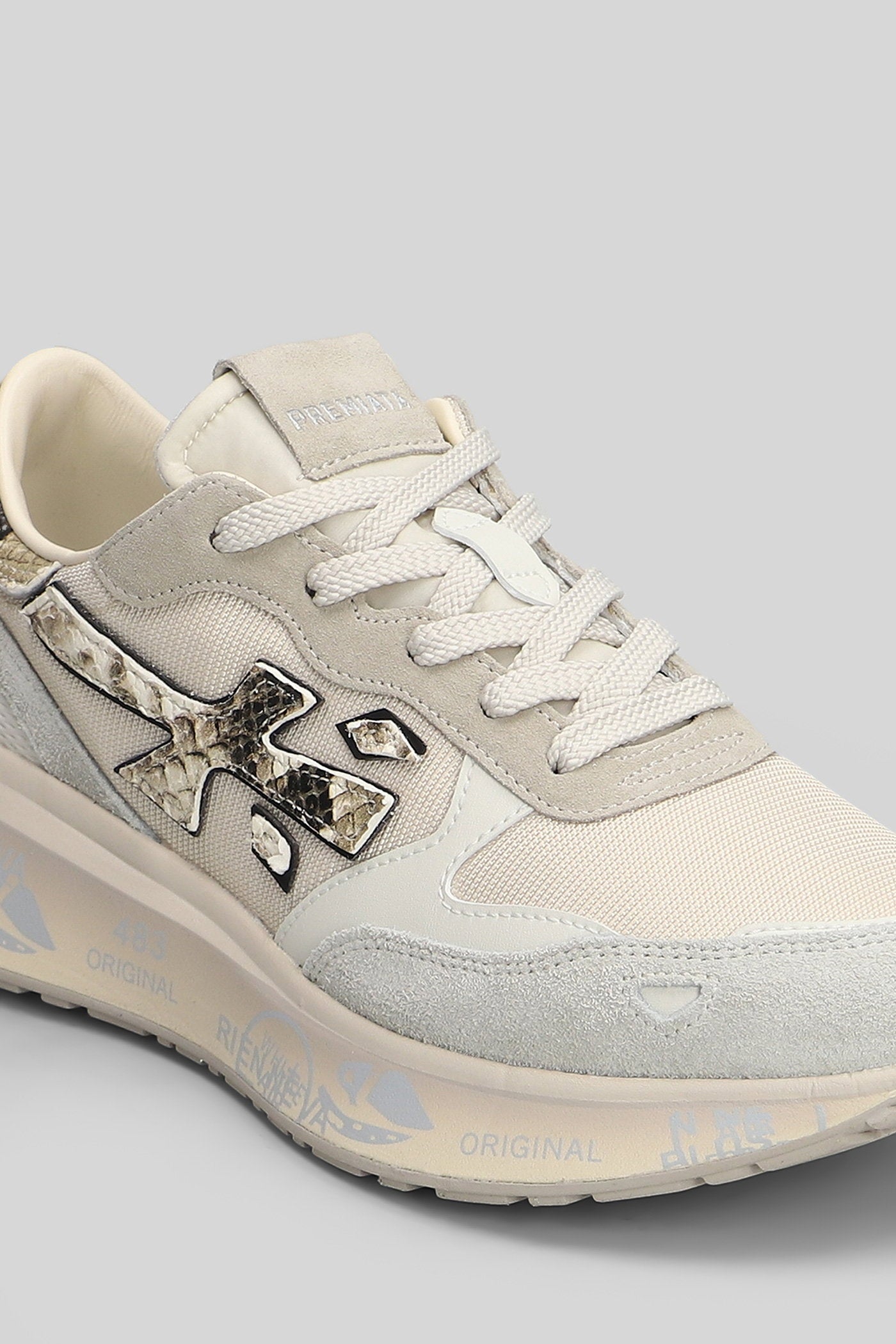 Lauryn Sneakers in beige Suede and fabric Scarpe