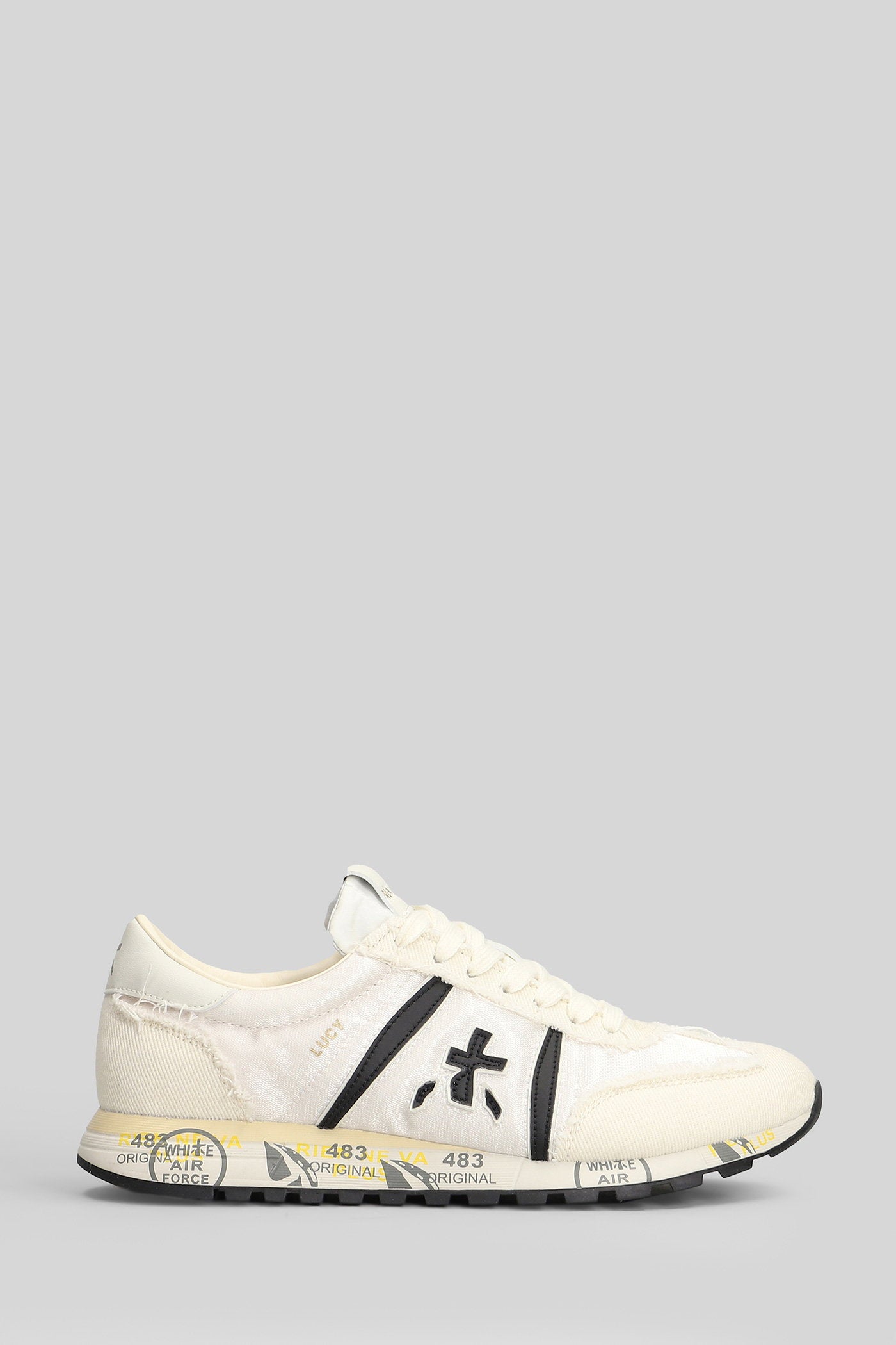 Lucy Sneakers Beige Fabric Scarpe