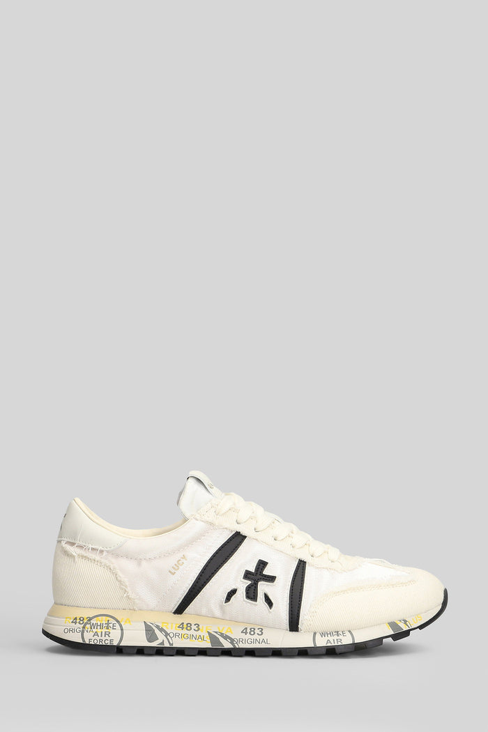 Lucy Sneakers Beige Fabric Scarpe