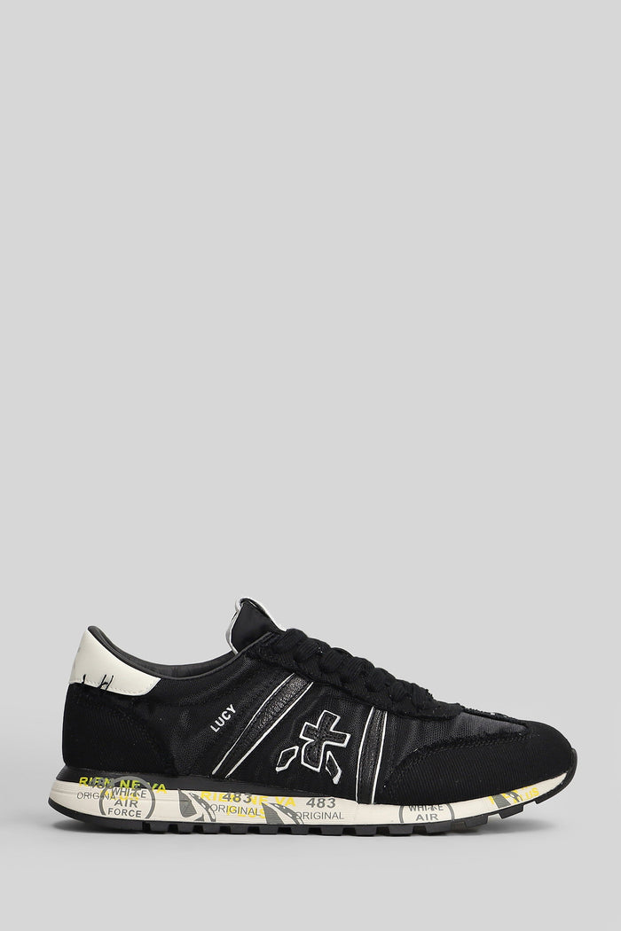Lucy Sneakers Black Fabric Scarpe