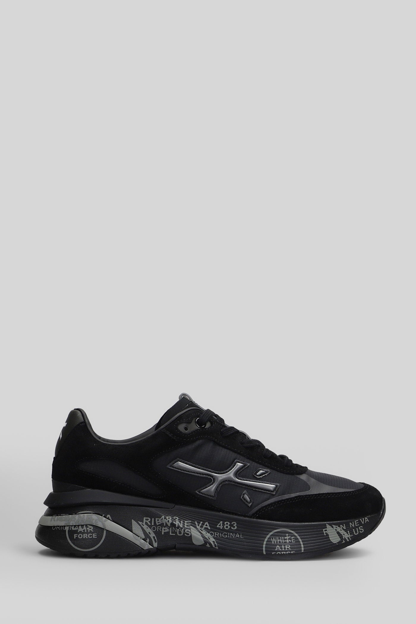 Moerun Sneakers in black Suede and fabric Scarpe