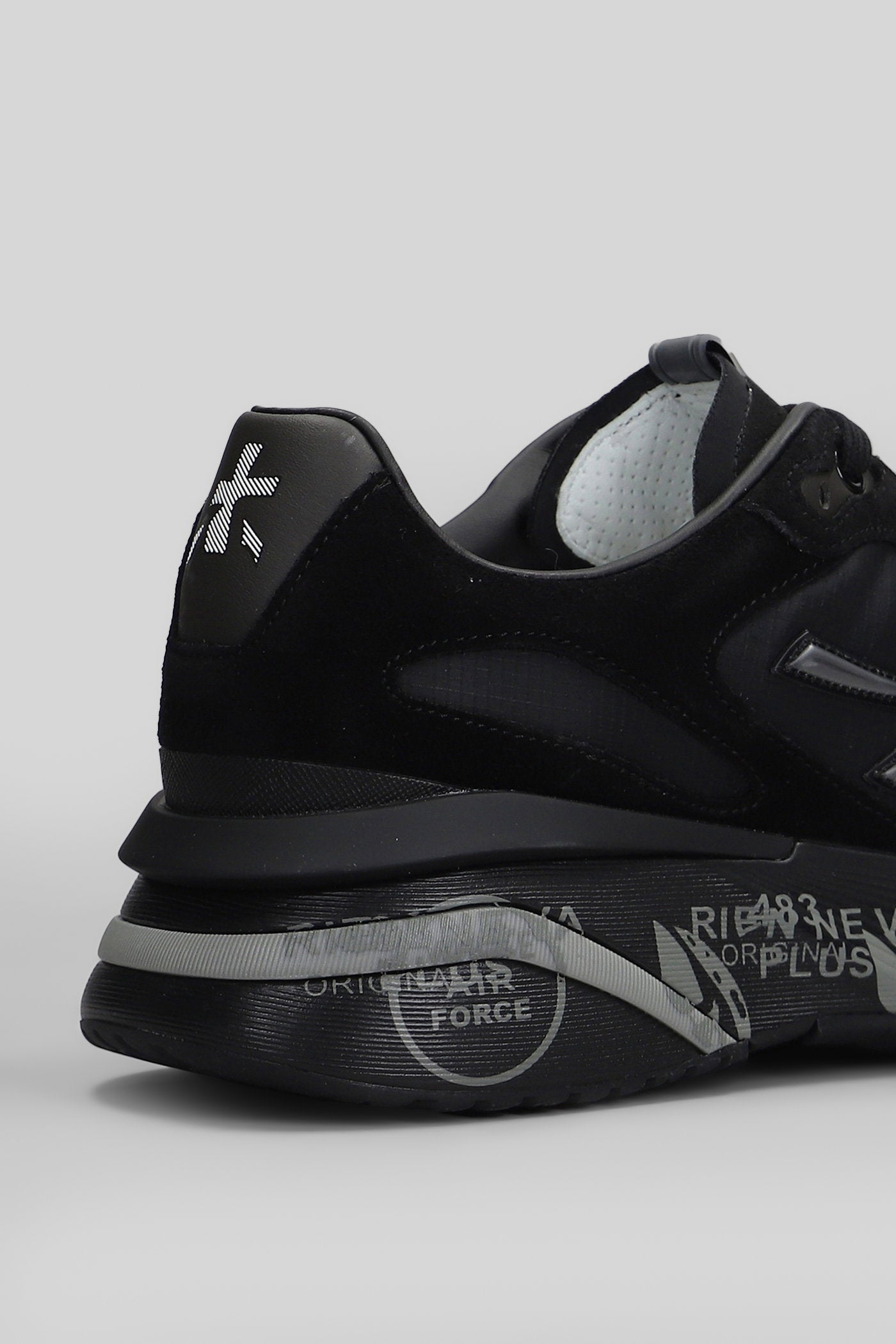 Moerun Sneakers in black Suede and fabric Scarpe