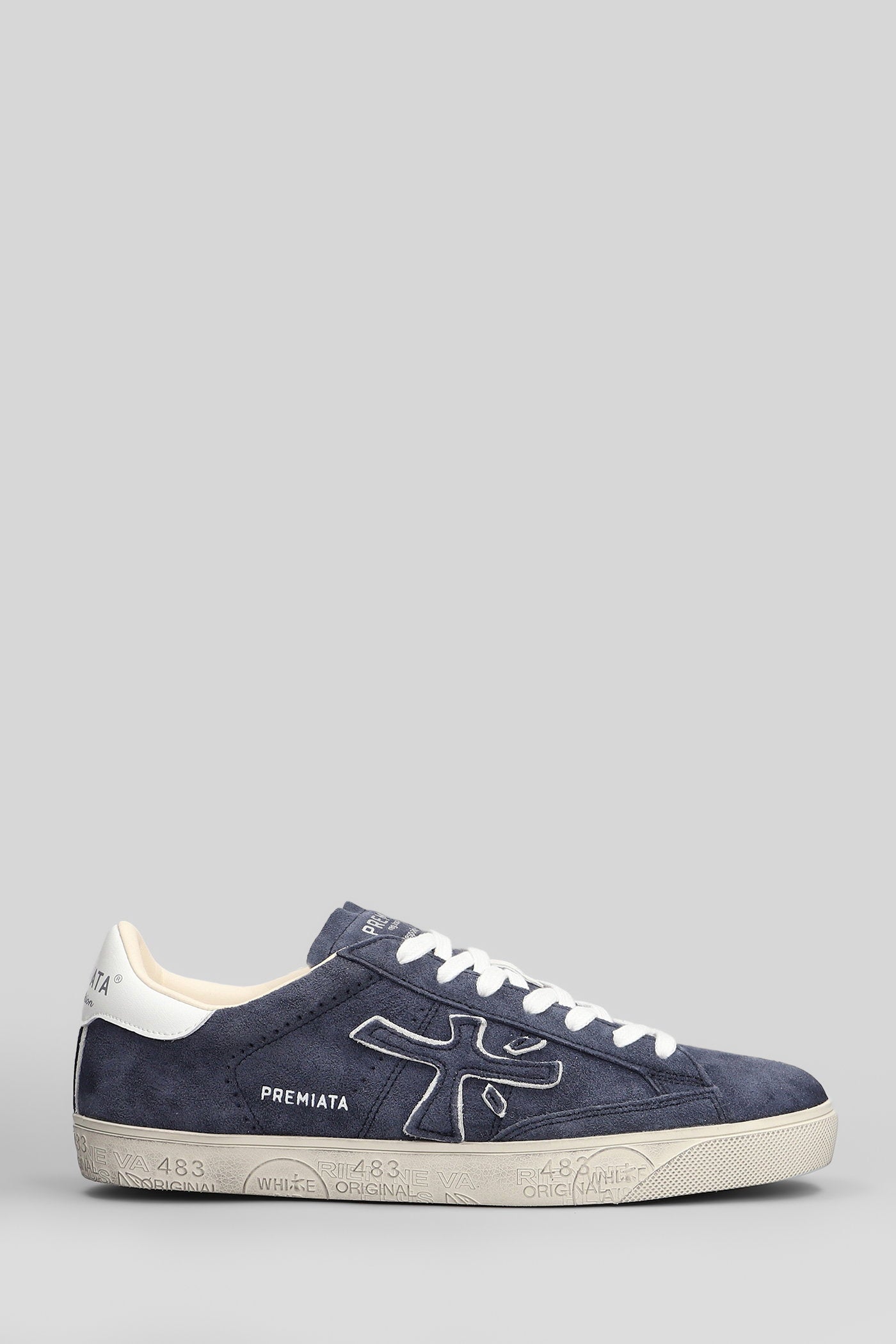Steven Sneakers in blue suede Scarpe