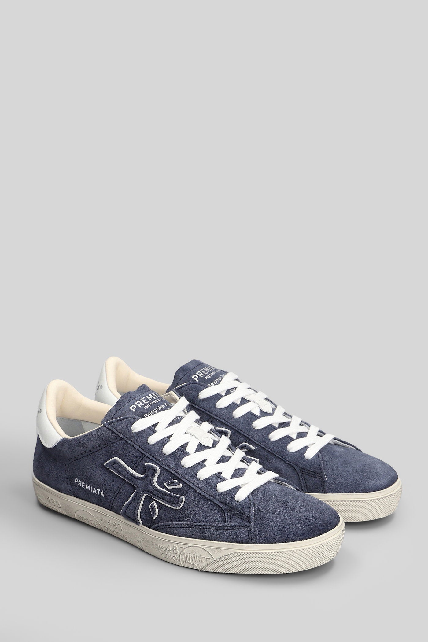 Steven Sneakers in blue suede Scarpe