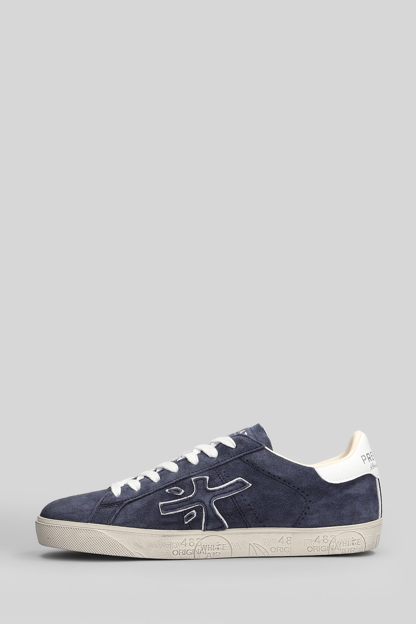 Steven Sneakers in blue suede Scarpe