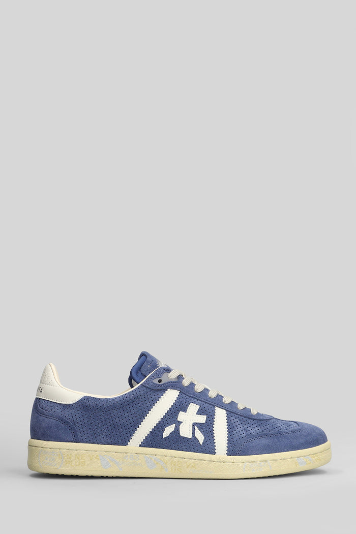 Bonnie Sneakers in cyan suede Scarpe