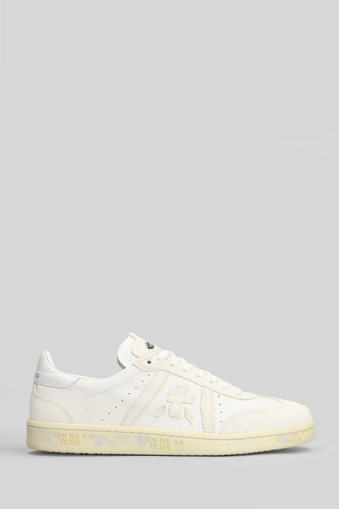 Bonnie Sneakers in white suede and leather Scarpe