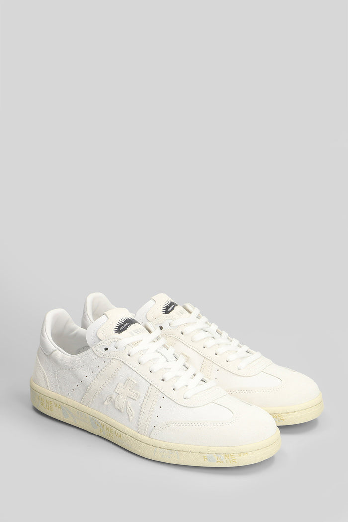 Bonnie Sneakers in white suede and leather Scarpe