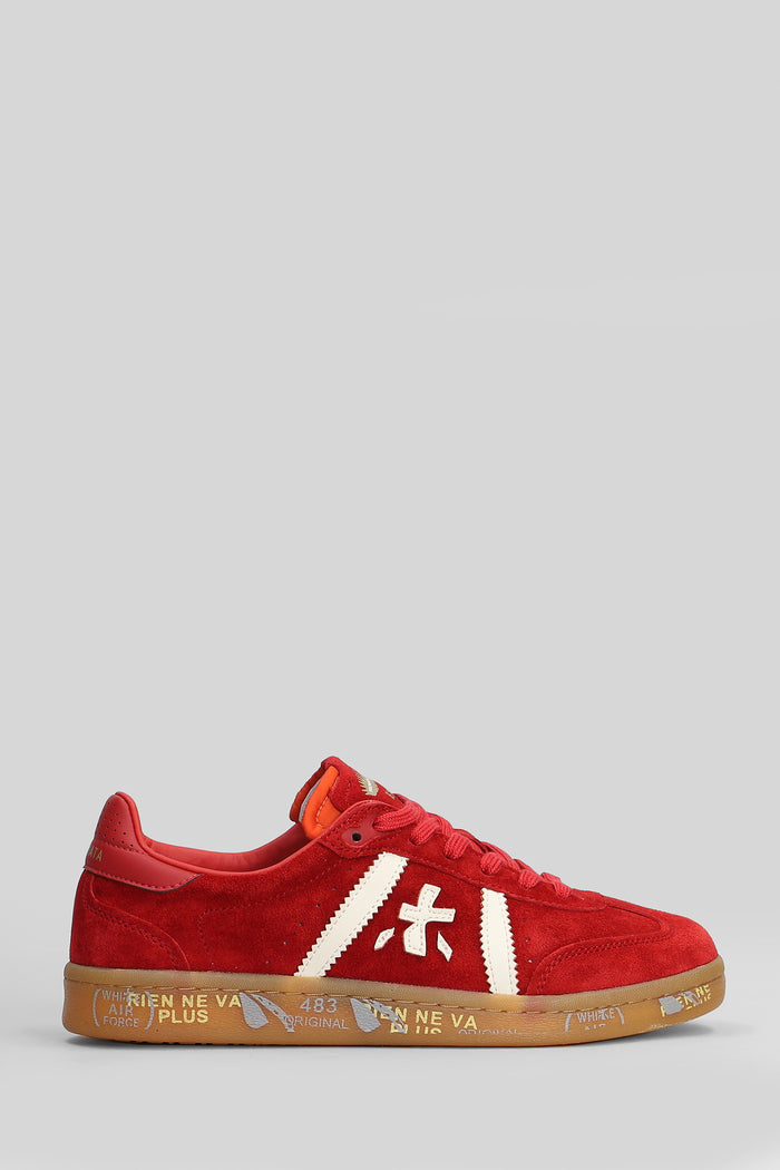 Bonnie Sneakers in red suede Scarpe