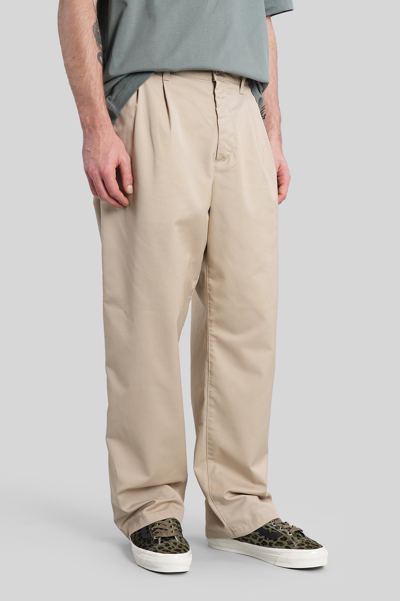 Evan pant in beige polyester Abbigliamento