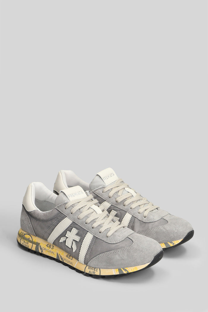 Lucy Sneakers in grey Suede and fabric Scarpe