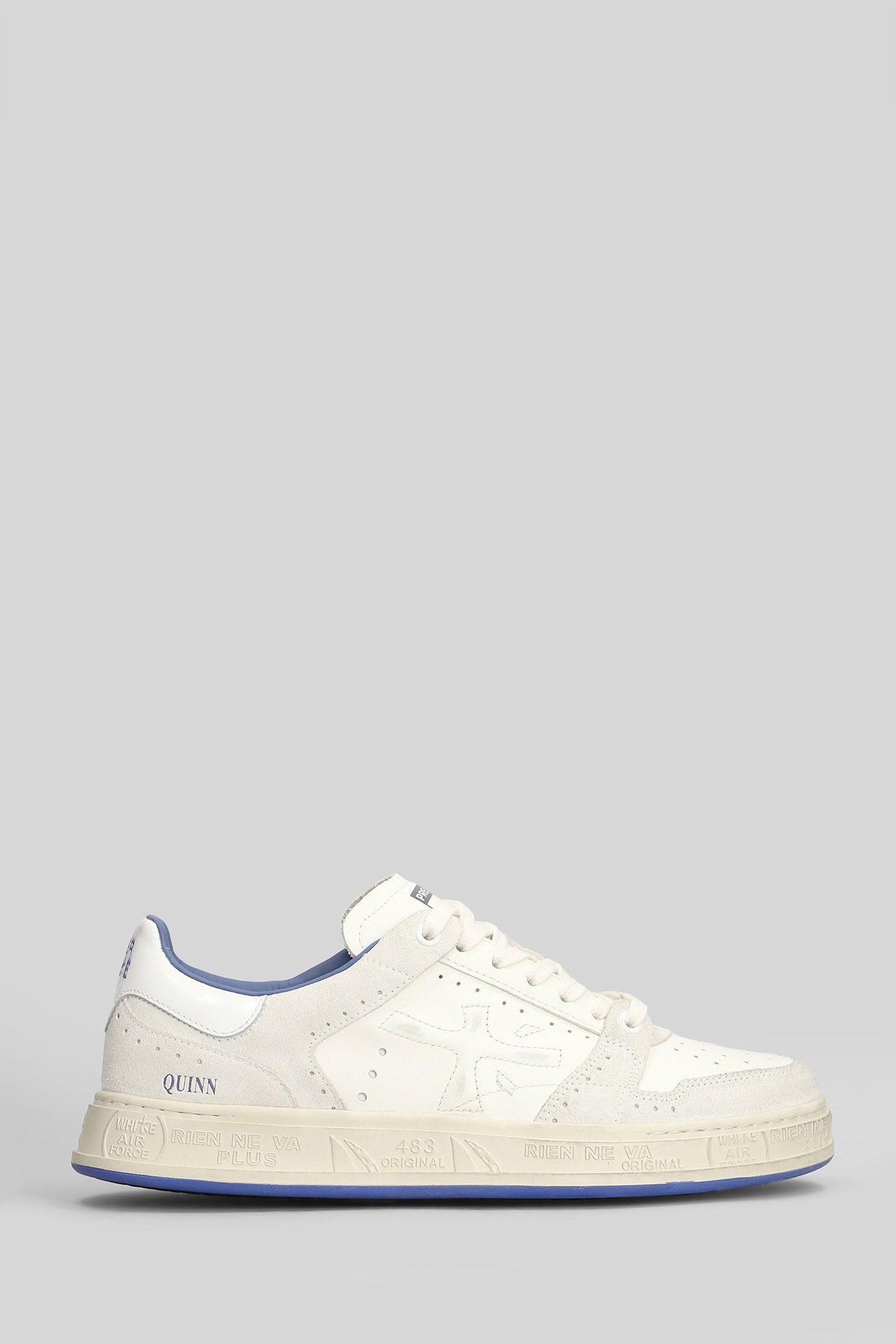 Quinn Sneakers in grey suede and leather Scarpe
