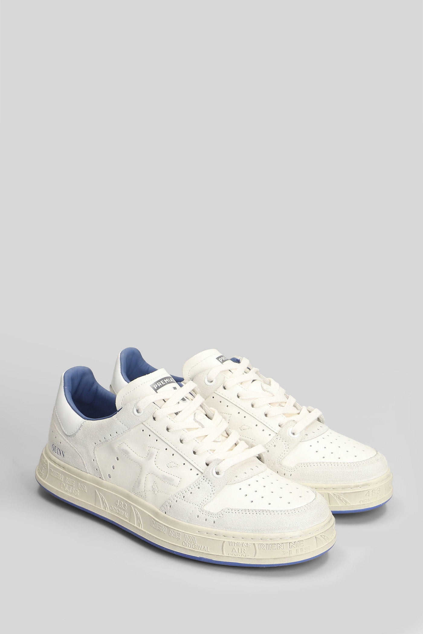 Quinn Sneakers in grey suede and leather Scarpe