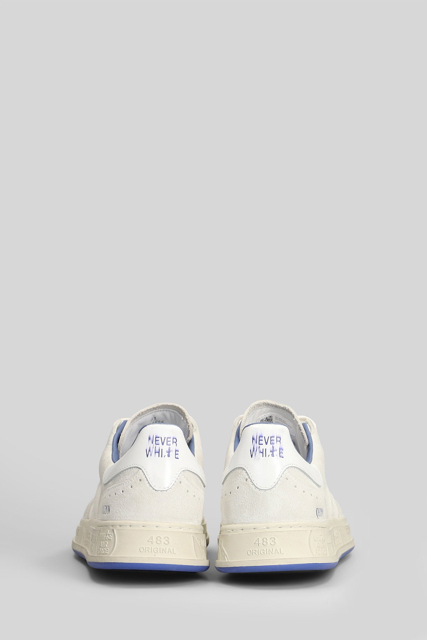 Quinn Sneakers in grey suede and leather Scarpe