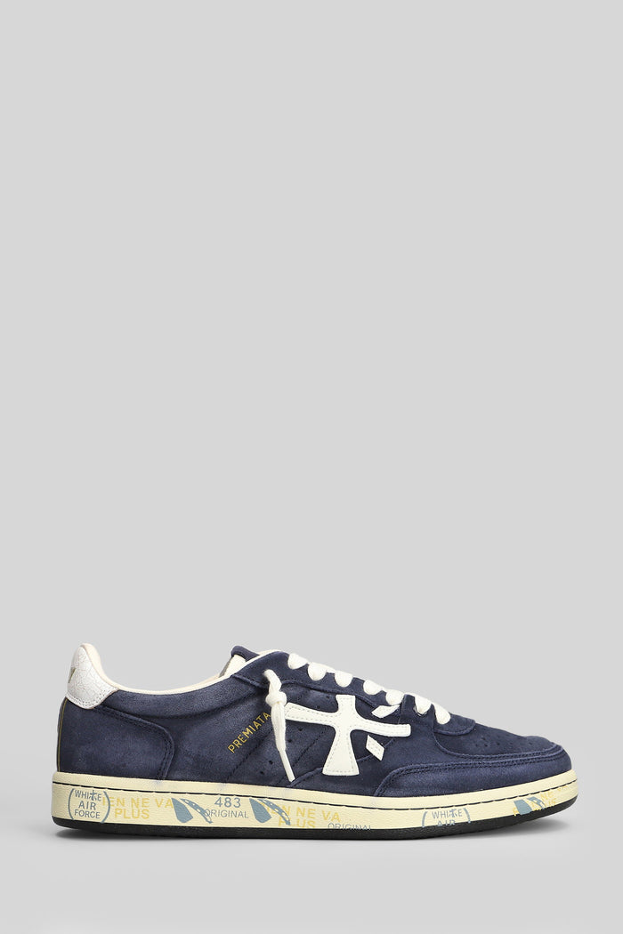 Basktclay Sneakers in blue suede Scarpe